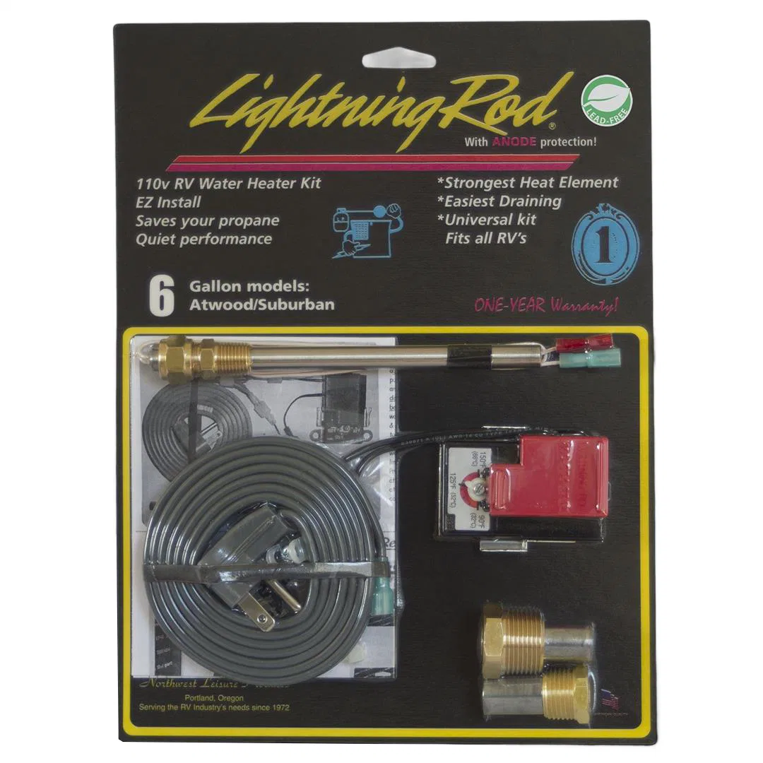 LR-425 – WEST LEISURE Water Heater Converter, For Converting RV Gas Water Heaters To 110 Volt Electricity 6 Gallon Ca...